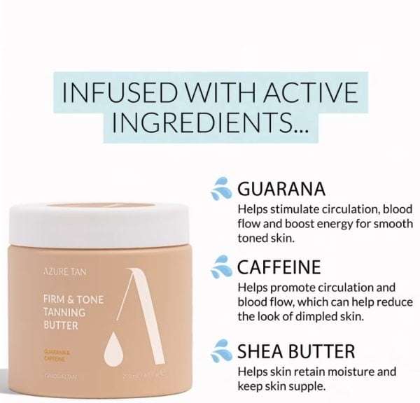 Azuretan firm & tone tanning butter 200ml - Afbeelding 2