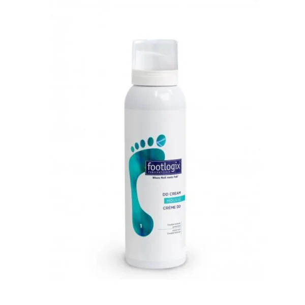 Footlogix "DD CREAM MOUSSE" double defense cream mousse voor droge, gebarsten huid en eelt