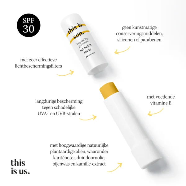 Lip Balm SPF30 'this is sun.' 4,8gr - Afbeelding 8